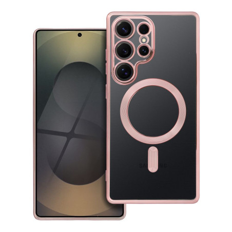 Kryt ELECTRO MAG COVER pro S25 ULTRA – zlato-růžová