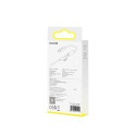 BASEUS CALL3-01 Adaptér (redukce) Lightning/Jack 3,5mm s podporou mikrofonu, černý