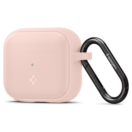 SPIGEN Silicone Fit Kryt s karabinou pro Apple AirPods 3 (2021), růžový