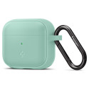 SPIGEN Silicone Fit Kryt s karabinou pro Apple AirPods 3 (2021), zelený