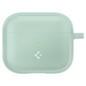 SPIGEN Silicone Fit Kryt s karabinou pro Apple AirPods 3 (2021), zelený
