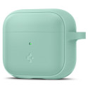 SPIGEN Silicone Fit Kryt s karabinou pro Apple AirPods 3 (2021), zelený