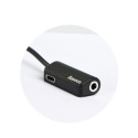 BASEUS CALL32-01 adaptér pro 3,5mm sluchátka a napájení (Lightning na Lightning+Jack), černá