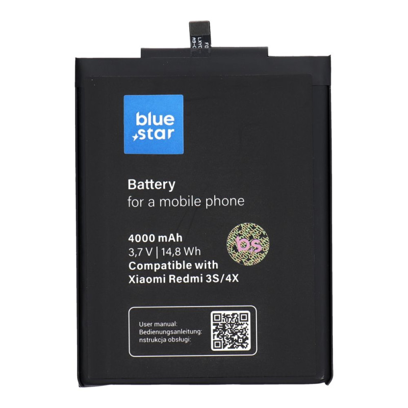 Baterie Blue Star BM47 pro Xiaomi Redmi 3 / 3S / 3X / 4X - blue star
