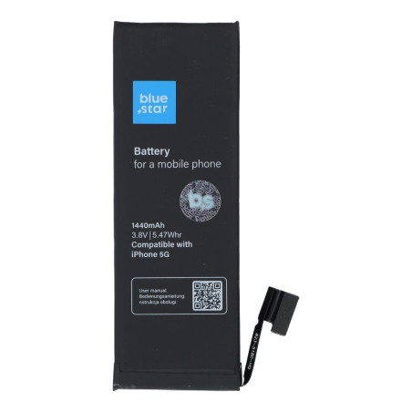 Baterie Blue Star HQ iPhone 5 1440 mAh modrá