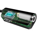 BASEUS CALL32-01 adaptér pro 3,5mm sluchátka a napájení (Lightning na Lightning+Jack), černá