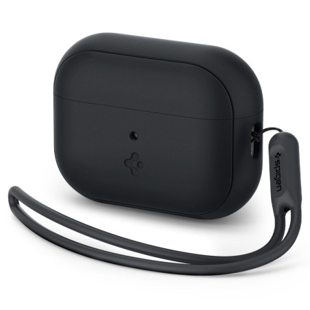 Spigen Silikonové pouzdro Fit Strap pro Apple AirPods Pro 1 / 2 - černé