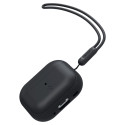 Spigen Silikonové pouzdro Fit Strap pro Apple AirPods Pro 1 / 2 - černé
