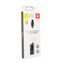 BASEUS CALL32-01 adaptér pro 3,5mm sluchátka a napájení (Lightning na Lightning+Jack), černá