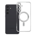 Kryt ELECTRO MAG COVER pro Samsung S25 FE – stříbrná