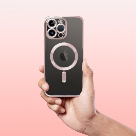 Kryt ELECTRO MAG COVER pro Xiaomi Redmi 15C – zlatorůžová