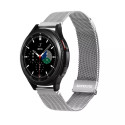 Řemínek Dux Ducis MILANESE 20 mm pro chytré hodinky - stříbrný