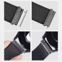 Řemínek Dux Ducis MILANESE 20 mm pro chytré hodinky - stříbrný