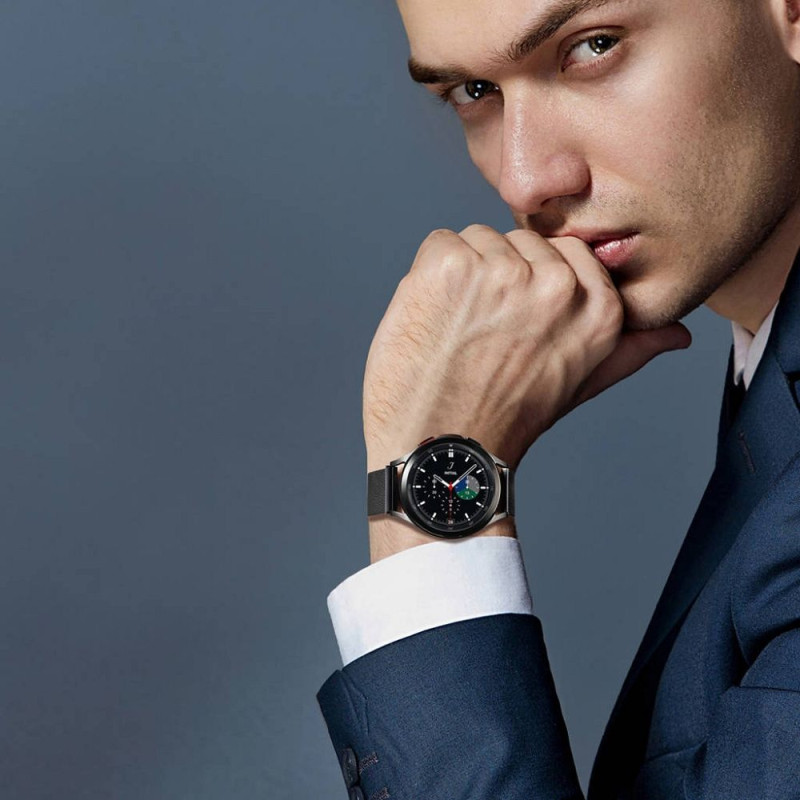 Řemínek Dux Ducis MILANESE pro chytré hodinky - černý