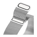 Řemínek Dux Ducis MILANESE 47 mm pro chytré hodinky - stříbrný
