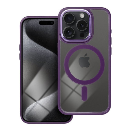 Kryt COLOR EDGE MAG COVER iPhone 15 Pro fialový