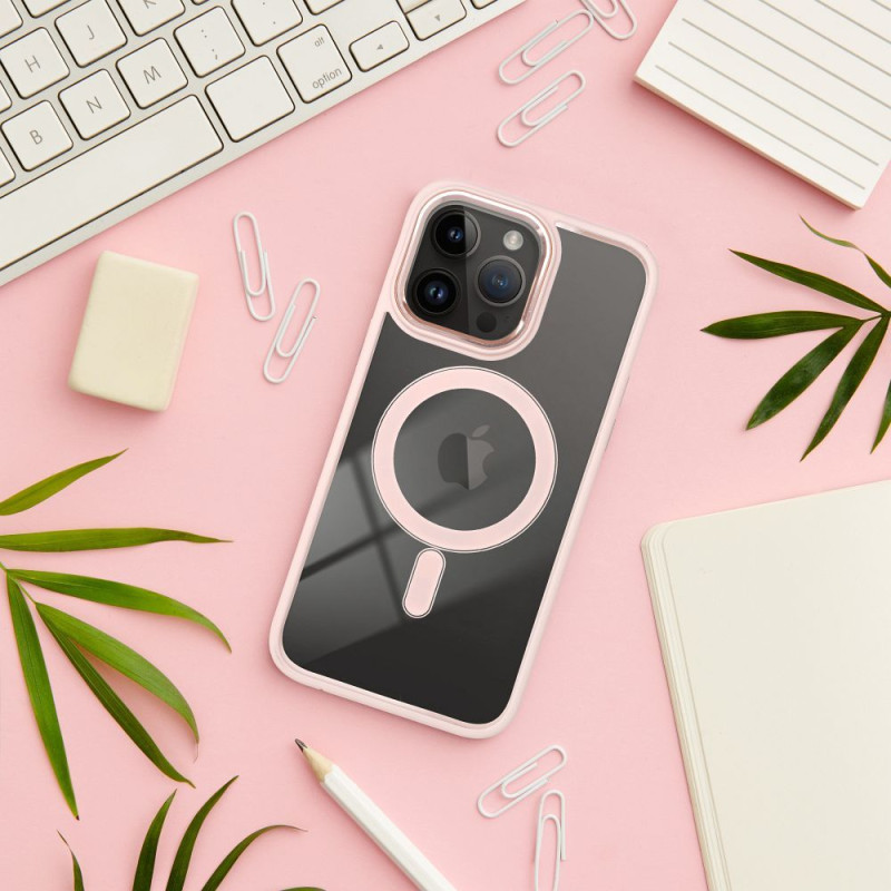 Kryt Color Edge Mag Cover pro iPhone 17 - růžová (pink)