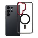 Kryt S26 PLUS pro Samsung S26+ MagSafe - black-red