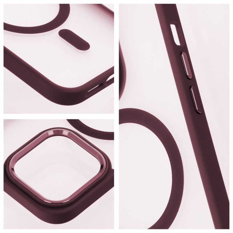Kryt pro iPhone 17 - červený (Matte Mag Cover)