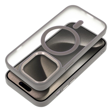 Kryt iPhone 17 AIR Matte Mag Cover - titanový