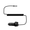 Nabíječka do auta Forcell F-ENERGY CARBON PD 38W s kabelem USB-C pro USB zařízení - černá