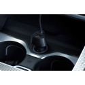 Nabíječka do auta Forcell F-ENERGY CARBON PD 38W s kabelem USB-C pro USB zařízení - černá