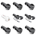 Nabíječka do auta Forcell F-ENERGY CARBON CC50-1A1C USB-C/USB - blac