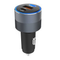 Nabíječka do auta Forcell F-ENERGY 65 W 2× USB-C + USB-A - šedá