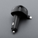 Nabíječka do auta Forcell F-ENERGY ALU 75W USB-C + USB-A - černá