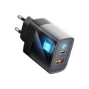 Forcell GaN 45W nabíječka USB-C + USB-A QC4.0 PD 4A šedá