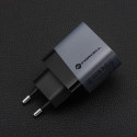 Forcell GaN 45W nabíječka USB-C + USB-A QC4.0 PD 4A šedá