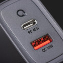 Forcell GaN 45W nabíječka USB-C + USB-A QC4.0 PD 4A šedá