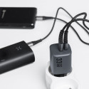 Forcell F-Energy GaN 33W USB-C + USB-A QC4.0 PD 3A - šedá