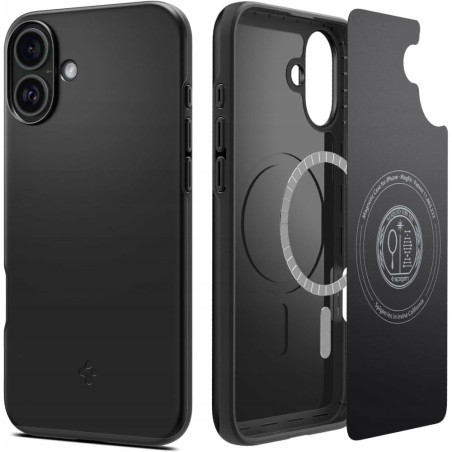 Spigen Thin Fit MagSafe pouzdro pro iPhone 16 Plus – černé