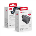 Forcell F-ENERGY GaN 65W nabíječka 2× USB-C + 1× USB-A QC4.0 PD -