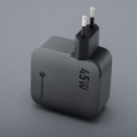Forcell 45W GaN USB-C nabíječka s kabelem šedá