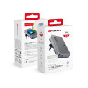Nabíječka Forcell F-Energy Ultra Slim GaN III 65W 3 porty - šedá