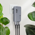 Nabíječka Forcell F-Energy Ultra Slim GaN III 65W 3 porty - šedá