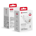 Nabíječka Forcell F-ENERGY MINI GAN III 35W (USB-C+USB-A) – bílá