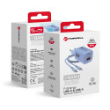 Forcell F-Energy GaN III 33W nabíječka USB-C + USB-A modrá