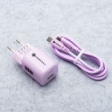 Nabíječka Forcell F-Energy GaN III 33W - fialová
