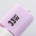 Nabíječka Forcell F-Energy GaN III 33W - fialová