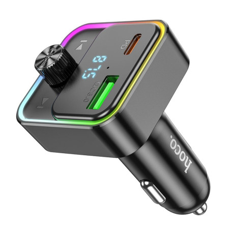 Hoco QC3.0 PD 30W E81 FM transmitter – černá