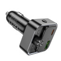 Hoco QC3.0 PD 30W E81 FM transmitter – černá
