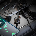 Nabíječka do auta Hoco NZ16B 45W 2× USB-C šedá