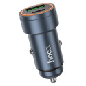Nabíječka do auta Hoco Z57A USB-C + USB-A 30W šedá