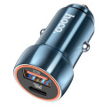 Nabíječka do auta Hoco Z46A USB-A + USB-C 20W - sapphire blue