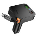Nabíječka do auta Hoco NZ18 20W USB-C + kabel 1 m - černá