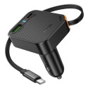 Nabíječka do auta Hoco NZ18 20W USB-C + kabel 1 m - černá