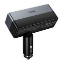 Hoco Z65B nabíječka do auta 3v1 USB-C + USB-A + zapalovač - černá